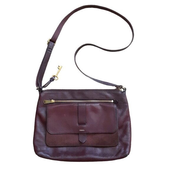 Fossil Leather Kinley Crossbody Shoulder Bag - Picture 1 of 11
